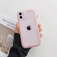 thumbnail image 1 of Case for iPhone 12 6.1 inch, Clear Mobile Phone Case Soft TPU Silicone Case Non-Yellowing Crystal Case Scratch-Resistant Phone Case Slim Case Transparent Cover - Pink, 1 of 10