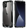 thumbnail image 1 of Case for iPhone 12 Mini, Advanced Four Corner Vacuum High Elastic Airbag Transparent Bumper Shell Without Built-in Screen Protector for iPhone 12 Mini 5.4 Inch (Black), 1 of 10