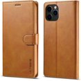 thumbnail image 1 of Case for iPhone 12 Mini, PU Leather Wallet Folio Flip Magnetic Buckle Slim Back Cover Built-in Card Holder Slot and Stand for iPhone 12 Mini 5.4 Inch (Khaki), 1 of 14