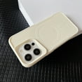 thumbnail image 1 of Case for iPhone 12 Pro / iPhone 12 6.1" Compatible with MagSafe, Flexible Skin-Feel Drop Protection Ultra-Slim Soft Silicone Rubber TPU Scratch-Resistant Magnetic Phone Cover, White, 1 of 8