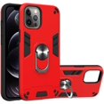 thumbnail image 1 of Case for iPhone 12 Pro Max with Built-in 360° Rotating Ring Kickstand Cover, Military-Grade Drop Protection Phone Case, Back Case for iPhone 12 Pro Max (6.7 inch), Red, 1 of 9