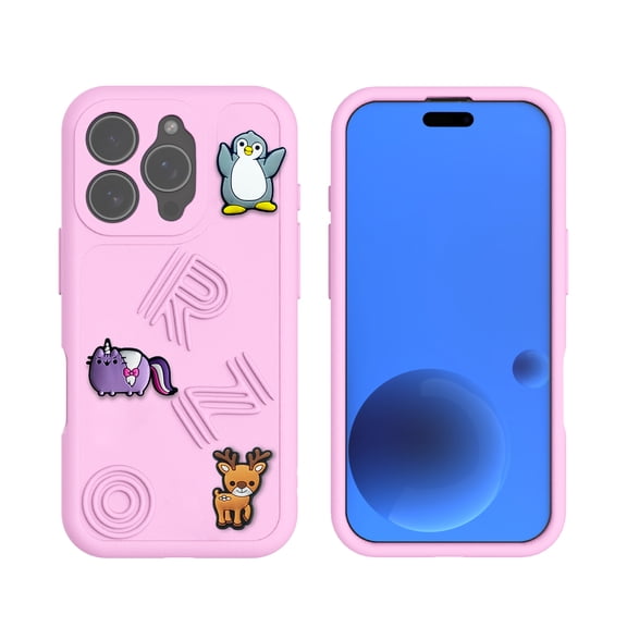 Case for iPhone 12 Pro Max, Cute 3D Cartoon Phone Case Fashion Cool Funny Design Soft Flexible TPU Protective Case, Women Girls Kids Skin-Feel Silicone Cover for iPhone 12 Pro Max, Pink