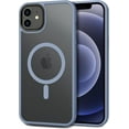 thumbnail image 1 of Case for iPhone 12 & iPhone 12 Pro 2020 6.1 inch-Compatible with MagSafe &  Car Phone Mount,TPU Thin Phone Cases Cover Protective Shockproof Anti-Fingerprint(Light Blue), 1 of 18