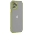 thumbnail image 1 of Case for iPhone 12 iPhone 12 Pro Thin Shockproof Phone Case PC Back TPU Bumper [Protect from Fingerprint/Shock/Scratch/Slip] Translucent Matte Phone Cover for iPhone 12/12 Pro-Green, 1 of 8