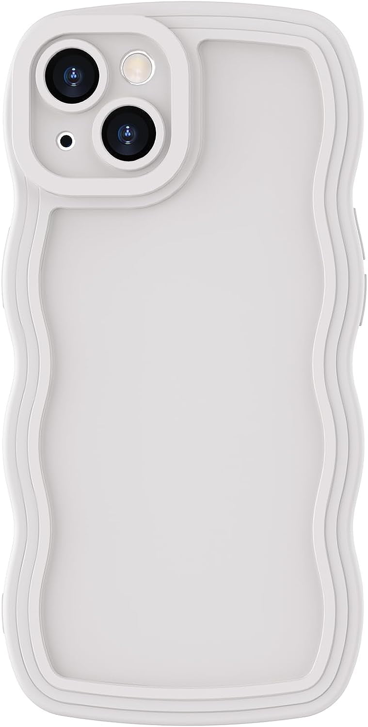 Case for iPhone 13 Case Wave, Curly Frame Design for Women Girls