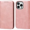 thumbnail image 1 of Case for iPhone 13 Pro 5G,iPhone 13 Pro Case,PU Leather Folio Case Wallet with [Kickstand] [Card Slots] Cover [Protective TPU Interior Case] Compatible with Apple iPhone 13 Pro 6.1",Rosegold, 1 of 13