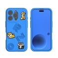thumbnail image 1 of Case for iPhone 13 Pro, Cute 3D Cartoon Phone Case Fashion Cool Funny Design Soft Flexible TPU Protective Case, Women Girls Kids Skin-Feel Silicone Cover for iPhone 13 Pro, Blue, 1 of 8
