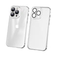 thumbnail image 1 of Case for iPhone 13 Pro, Luxury Slim Fit Wireless Charging Full Body Protection Case Lightweight Magnetic Attraction Metal Bumper PC Back Cover Compatible with iPhone 13 Pro (6.1 inch),Silver, 1 of 8
