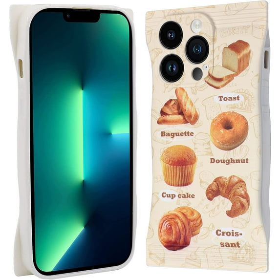 Case for iPhone 13 Pro Max 2021 (6.7 Inch), TPU Cover with Fashion Designs for Women Girls, Durable Protective Phone Case for iPhone 13 Pro Max, Snack Pack