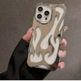 thumbnail image 1 of Case For iPhone 13 Pro Max,Electroplate Glossy Flame Shape Hollow Heat Dissipation Unique Luxury Design Protection Shockproof Women Girls Phone Case For iPhone 13 Pro Max,6.7 inch 2021 (DD Silver), 1 of 10