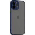 thumbnail image 1 of Case for iPhone 13 Pro Max Thin Shockproof Phone Case PC Back TPU Bumper [Protect from Fingerprint/Shock/Scratch/Slip] Translucent Matte Phone Cover for iPhone 13 Pro Max-Blue, 1 of 7
