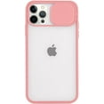 thumbnail image 1 of Case for iPhone 13 Pro Max case with Slide Camera Cover, Clear Back Protective Cover Full Cover with Built-in Screen Protector Shockproof Rugged Protective Phone Case, Pink, 1 of 13