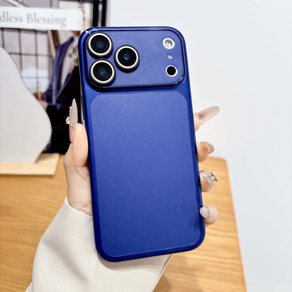 Case for iPhone 13 Pro, Transparent Ultra Slim Soft TPU Shockproof Protective Lightweight Clear Cover with Large Camera Window & Lens Protection, Darkblue