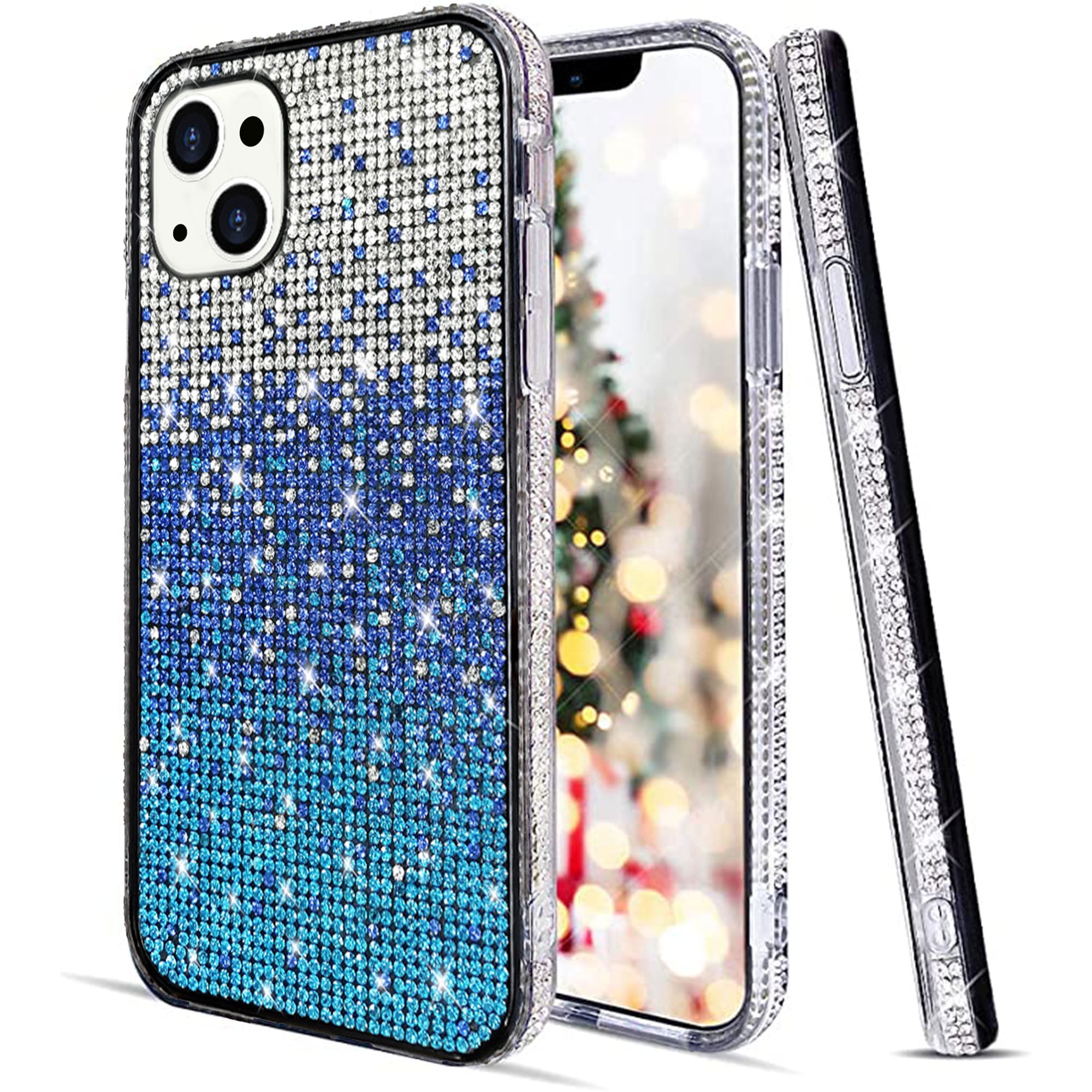 Case for iPhone 14 Plus 6.7 inch,Bling Diamond Phone Case for Women 3D ...