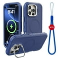thumbnail image 1 of Case For iPhone 14 Plus 6.7 inch, Shockproof Rugged Protection With Camera Stand and Wireless Charging MagSafe Phone Case for iPhone 14 Plus,Navy Blue, 1 of 6
