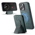 thumbnail image 1 of Case for iPhone 14 Plus, Detachable Magnetic Wallet Credit Card Cash Slot Case Support Wireless Charging Functional Kickstand Compatible with MagSafe Phone Cover For iPhone 14 Plus,Green, 1 of 14