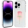 thumbnail image 1 of Case for iPhone 14 Pro, Clear Phone Case for Girls and Women with Slim Cover & Shockproof Bumper Phone Case for iPhone 14 Pro 2022 (6.1 Inch), Red Rose, 1 of 13