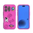 thumbnail image 1 of Case for iPhone 14 Pro, Cute 3D Cartoon Phone Case Fashion Cool Funny Design Soft Flexible TPU Protective Case, Women Girls Kids Skin-Feel Silicone Cover for iPhone 14 Pro, Rose, 1 of 4