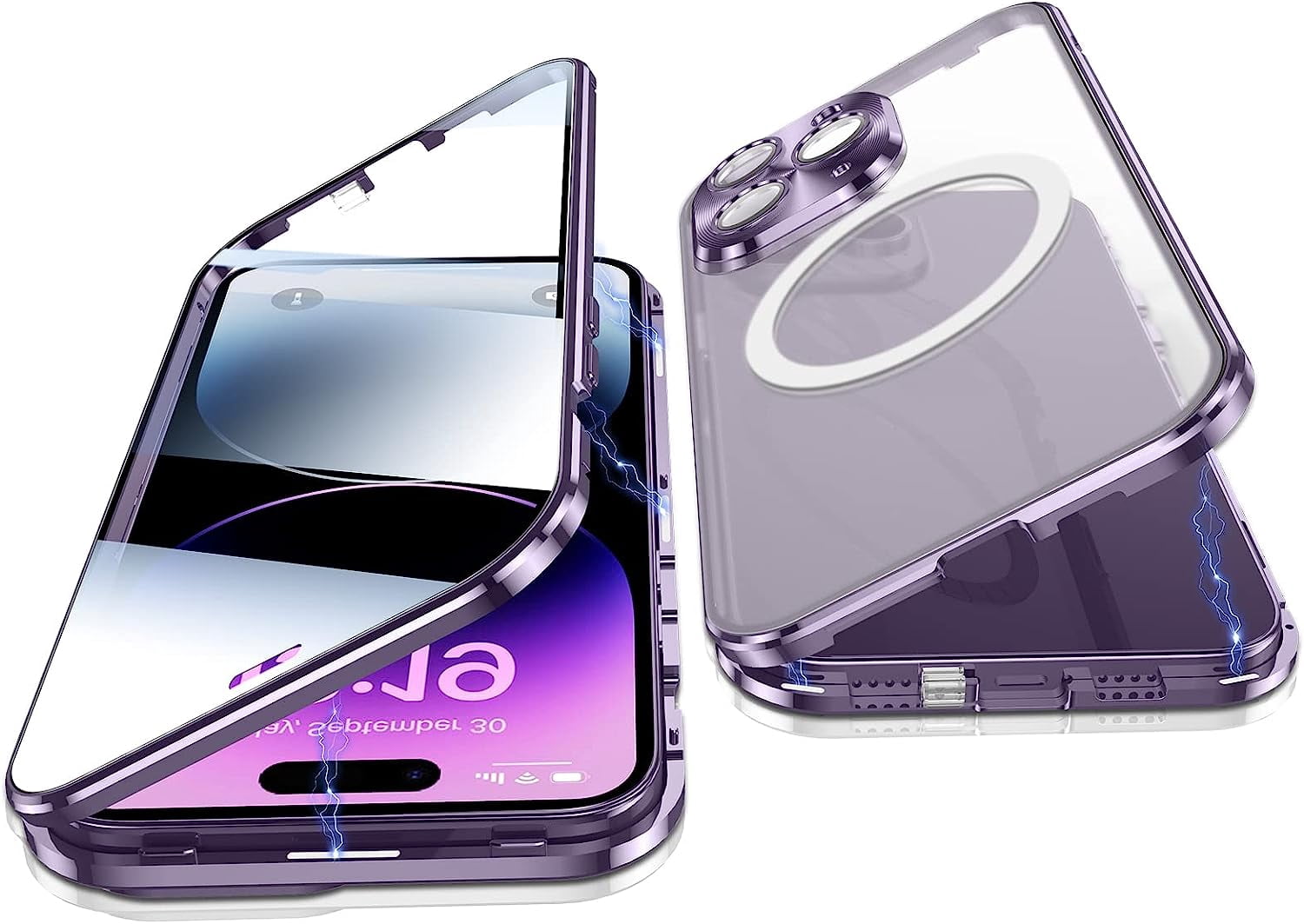 Double Sided Protection Case Compatible With Magsafe Magnetic Adsorpti - View #5