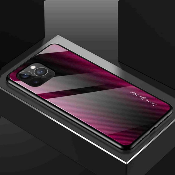 Case for iPhone 14 Pro Max, 9H Tempered Glass TPU Bumper Shockproof Anti-Scratches Lens Protection Cover, Slim Lightweight Non-Slip Case for iPhone 14 Pro Max, Purple