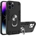 thumbnail image 1 of Case for iPhone 14 Pro Max with Built-in 360° Rotating Ring Kickstand Cover, Military-Grade Drop Protection Phone Case, Back Case for iPhone 14 Pro Max (6.7 inch), Black, 1 of 5