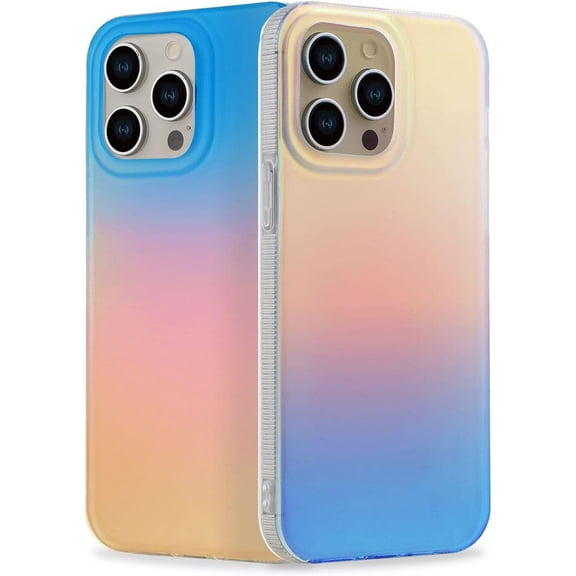Case for iPhone 14 Pro Max - Iridescent, 10FT Drop Protection, Shockproof Cover with Color Changing Effect, Cute and Unique for Women, Girls, and Men, Compatible with iPhone 14 Pro Max