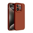 thumbnail image 1 of Case for iPhone 14 Pro Max Liquid Silicone Case, Triple-Layers Soft PC Gel Rubber Shockproof Anti-Dust Cover, Upgrade Camera Protection Scratch Resistant Slim Phone Case for iPhone 14 Pro Max, Winered, 1 of 10