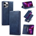 thumbnail image 1 of Case for iPhone 14 Pro Wallet Case 5G, Premium PU Leather Flip Folio Cover with [2 Card Slots], Stand Book Design [Shockproof TPU Interior Case] Compatible with iPhone 14 Pro 6.1-inch 2022,Blue, 1 of 8