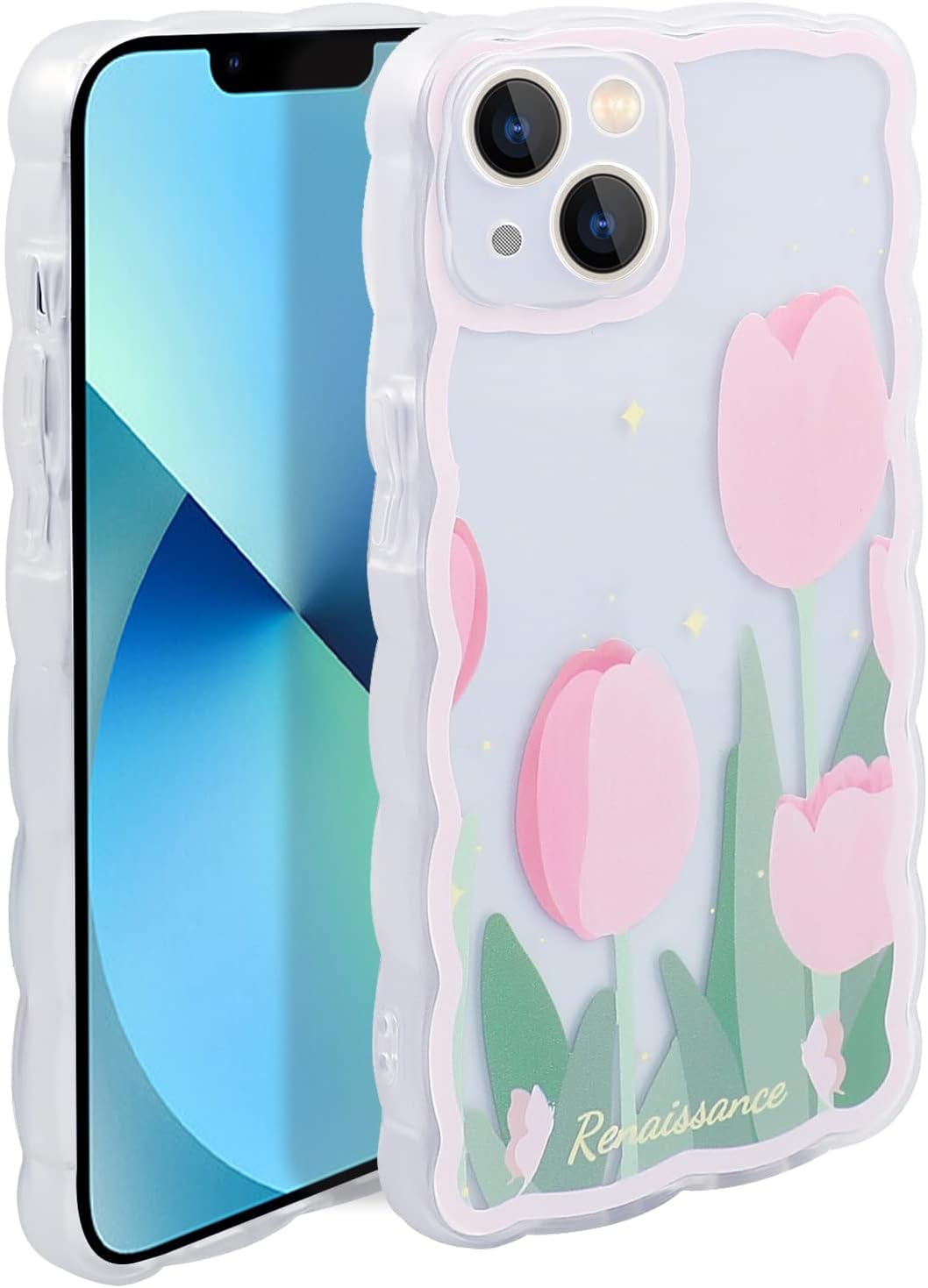 Case for iPhone 13 (6.1 inch), TPU Kawaii Shockproof Protective