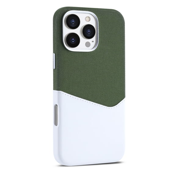 Case for iPhone 15 with Built-in Card Holder, Magnetic Cover Compatible with Mag-Safe, Luxury PU Leather Durable Shockproof Slim Back Phone Case for iPhone 15, Green