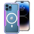 thumbnail image 1 of Case for iPhone 15, Clear Magnetic Phone Case Compatible with MagSafe, Anti-Scratch Shockproof Transparent Protective Cover Support Wireless Charging for iPhone 15, Rainbow, 1 of 10