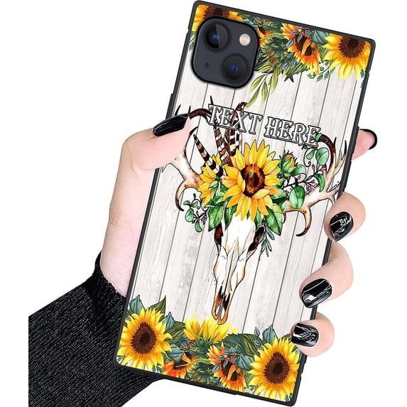 Case for iPhone 15 Max/iPhone 15 Plus, Cows and Sunflower Classic ...