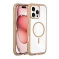 thumbnail image 1 of Case for iPhone 15 Plus, Clear Back Slim Protective Cover with TPU + PC Hybrid Frame, Compatible with MagSafe, Lightweight Shockproof Case, Anti-Fingerprint & Scratch-Resistant, Brown, 1 of 6
