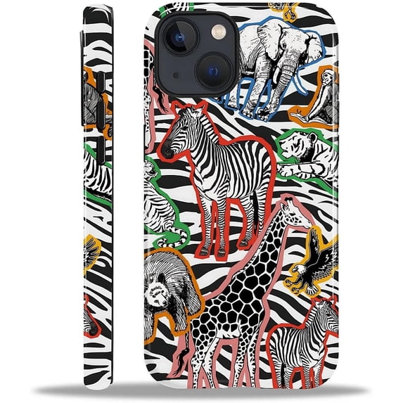 Case for iPhone 15 Plus, Hybrid 2-Layer Case, Shockproof Military-Grade ...