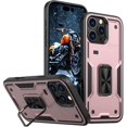 thumbnail image 1 of Case for iPhone 15 Plus,Military Grade  [Built-in Kickstand] Magnetic Ring Holder Heavy Duty TPU+PC Shockproof Drop Protection Phone Case for iPhone 15 Plus,6.7 inch (Rose Gold), 1 of 11