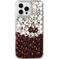 thumbnail image 1 of Case for iPhone 15 Plus,iPhone 15 Plus Case,3D Handmade Sparkle Stunning Stones Crystal Diamond Bling Glitter Girls Women Shockproof Phone Case for iPhone 15 Plus,6.7 inch 2023 (White/Wine), 1 of 6