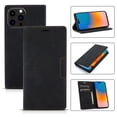 thumbnail image 1 of Case for iPhone 15 Pro Card Slots Holder Wallet Case, Premium PU Leather + Soft Silicone Shockproof Magnetic Closure Flip Folio Cover with Kickstand Protective Case, Black, 1 of 9