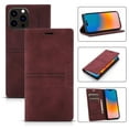 thumbnail image 1 of Case for iPhone 15 Pro Card Slots Holder Wallet Case, Premium PU Leather + Soft Silicone Shockproof Magnetic Closure Flip Folio Cover with Kickstand Protective Case, Winered, 1 of 9