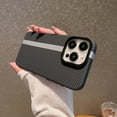 thumbnail image 1 of Case for iPhone 15 Pro Compatible with MagSafe, Sturdy Durable Slim & Light with a Good Touch Feeling, Aramid Fiber Military-Grade Drop Protection Case Cover for iPhone 15 Pro - Black, 1 of 8