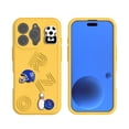 thumbnail image 1 of Case for iPhone 15 Pro, Cute 3D Cartoon Phone Case Fashion Cool Funny Design Soft Flexible TPU Protective Case, Women Girls Kids Skin-Feel Silicone Cover for iPhone 15 Pro, Yellow, 1 of 8