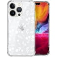 thumbnail image 1 of Case for iPhone 15 Pro Max Case, Clear with White Line Flower Floral Pattern Graphic Case for Girl Women Soft Silicone Shock Protection Case for iPhone 15 Pro Max, 1 of 7