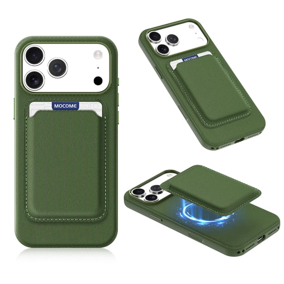 Case for iPhone 15 Pro Max, Luxury Magnetic Detachable Back Card Bag