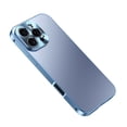 thumbnail image 1 of Case for iPhone 15 Pro Slim Fit, Luxury Shockproof Protective Thin Lightweight Metal Smoothly Anti-Fall Cover Compatible with iPhone 15 Pro Anti-Scratch Wireless Charging, Blue, 1 of 6