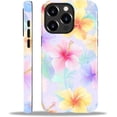 thumbnail image 1 of Case for iPhone 15 Pro, Tropical Plants Colorful Flowers Design Hybrid Dual Protection Soft TPU + Hard PC, Shockproof & Anti-Scratch Cover Men Women Stylish Protective Phone Case, 1 of 5