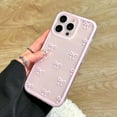 thumbnail image 1 of Case for iPhone 15/plus/pro/pro max, Clear Cute Ribbon Bowknot Pattern Aesthetic Transparent Phone Case Raised Camera Protection Stylish Slim Soft Durable TPU Protective Cover for Women Girls, 1 of 9