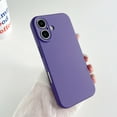 thumbnail image 1 of Case for iPhone 16 Plus, Liquid Silicone Phone Cover with Anti-Scratch Soft Microfiber Lining, Full Camera Coverage Non-Slip Dustproof Slim Lightweight Case for iPhone 16 Plus, Darkpurple, 1 of 11