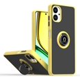 thumbnail image 1 of Case for iPhone 16 Plus,Slim Military Grade Car Holder Shockproof Anti-Drop Built-in Ring Holder Magnetic Kickstand Protection Phone Case for iPhone 16 Plus,6.7 inch 2024 (Yellow), 1 of 16