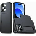thumbnail image 1 of Case for iPhone 16 Pro Max,Hidden Card Slot Wallet Case,Card Holder Dual-Layer Design Heavy Duty Protection TPU+PC Shockproof Phone Case for iPhone 16 Pro Max,6.9 inch 2024 Released (Black), 1 of 10