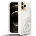 thumbnail image 1 of Case for iPhone 16 Pro Max,Military Grade 3 in 1 Hybrid Glitter Liquid Quicksand Moving Stars Sparkle Flowing Shockproof Protective Phone Case for iPhone 16 Pro Max,6.9 inch 2024 (Silver), 1 of 10