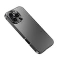 thumbnail image 1 of Case for iPhone 16 Pro Slim Fit, Luxury Shockproof Protective Thin Lightweight Metal Smoothly Anti-Fall Cover Compatible with iPhone 16 Pro Anti-Scratch Wireless Charging, Black, 1 of 6